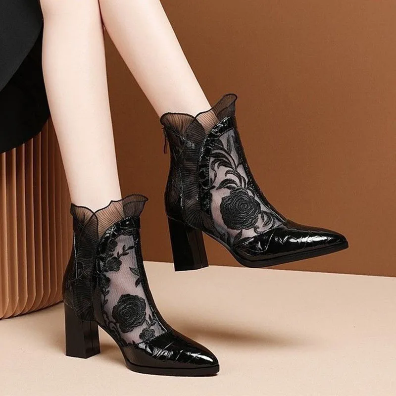 High Heels Women Sexy Embroide - огляд і ціна Floral Summer Dress