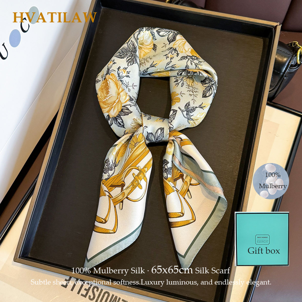 100% Real Silk Square Scarf Su - огляд і ціна Women'S Fashion Poncho