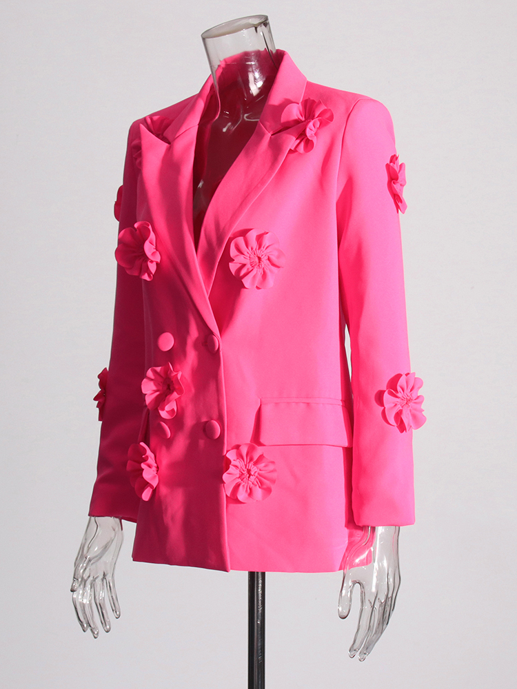 TWOTWINSTYLE Spliced Appliques - огляд і ціна Blazer Women Oversized