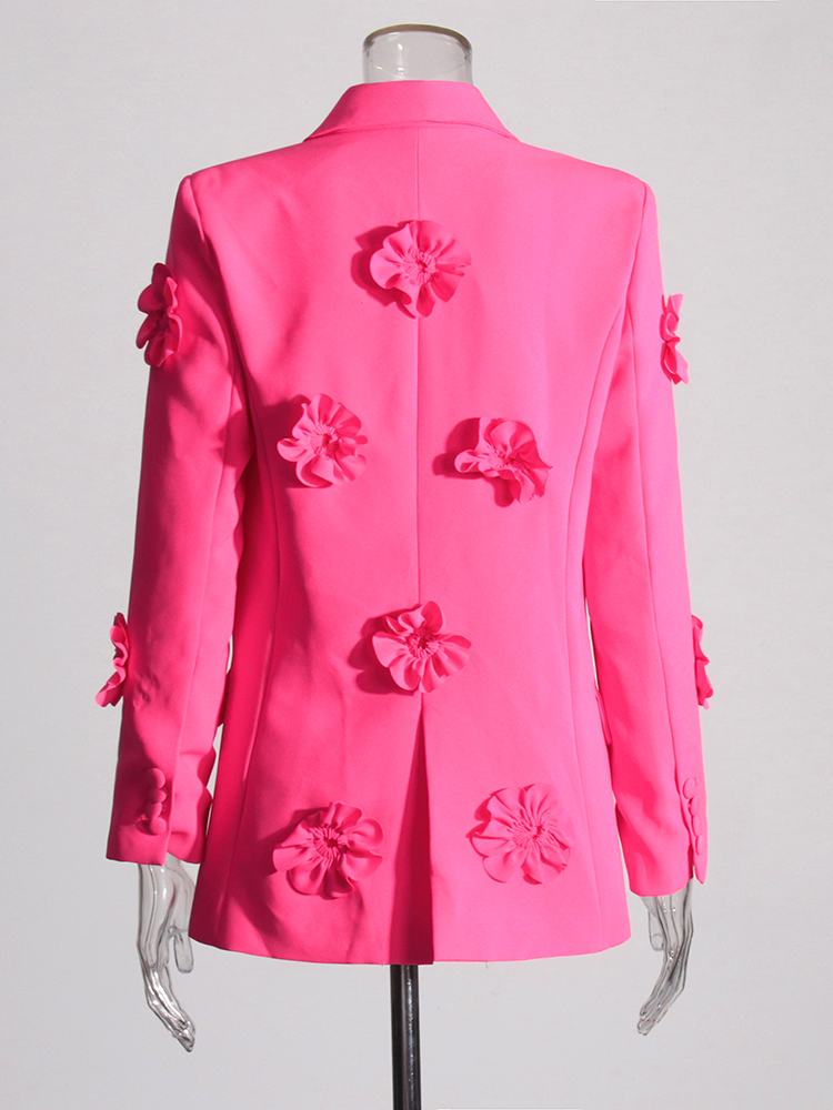 TWOTWINSTYLE Spliced Appliques - огляд і ціна Blazer Women Oversized