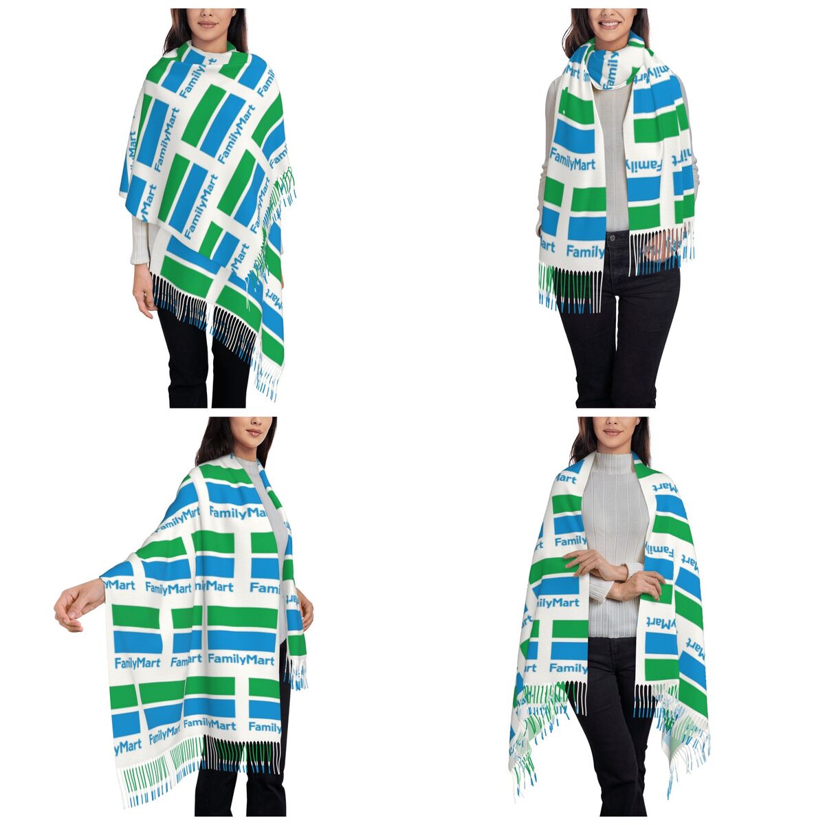 Family Mart Scarf Tassel Scarv - огляд і ціна Women'S Fashion Mart