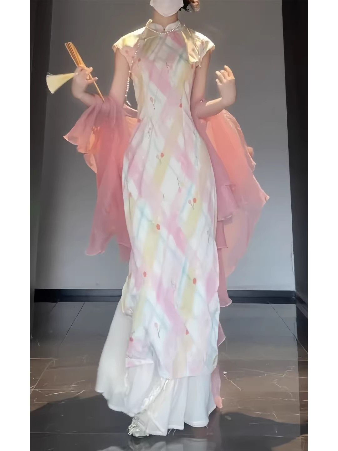 Chinese Style Modern Floral Im - огляд і ціна Floral Summer Dress