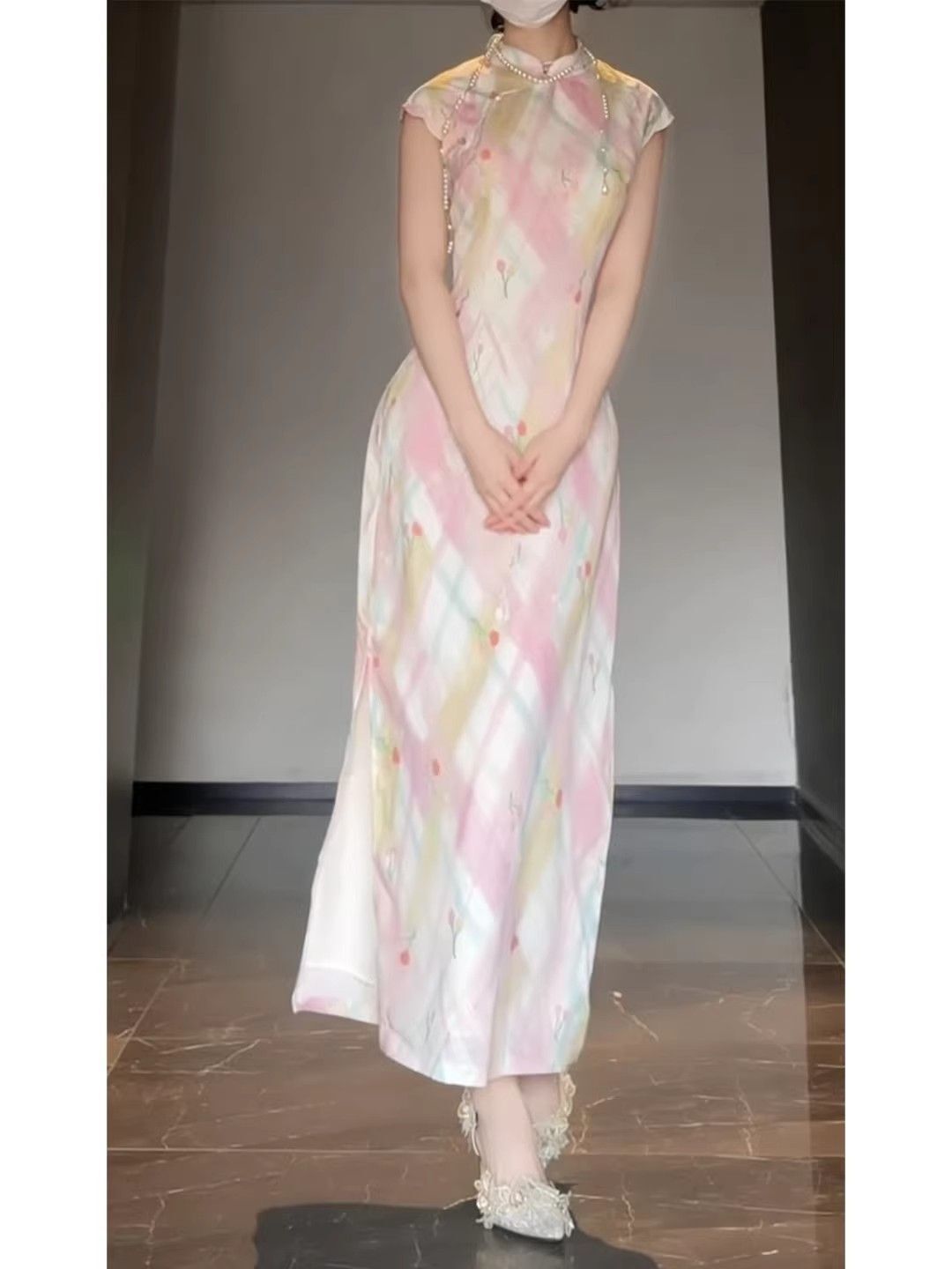 Chinese Style Modern Floral Im - огляд і ціна Floral Summer Dress