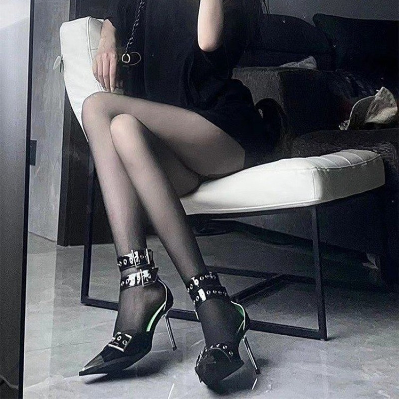 Super High Heel Metal Pointed  - огляд і ціна Fashion Women Belt