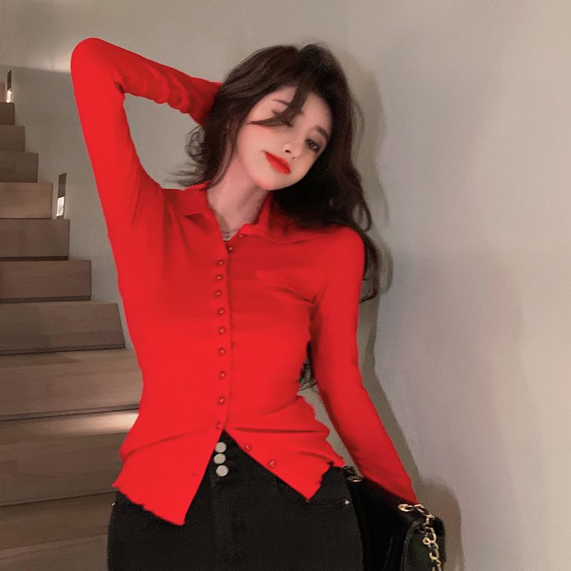 Shirts Women Skinny Elegant Si - огляд і ціна Women'S Y2K Fashion Aesthetic